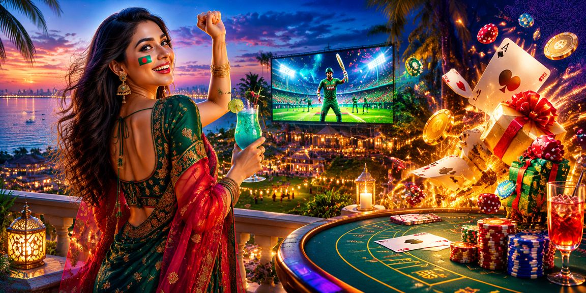 গাজীপুরে ক্রিকেট বেটিং বোনাস উপভোগ করছেন খেলোয়াড়